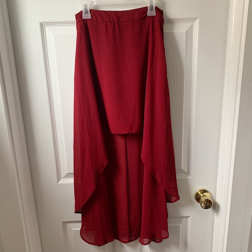 High low skirt